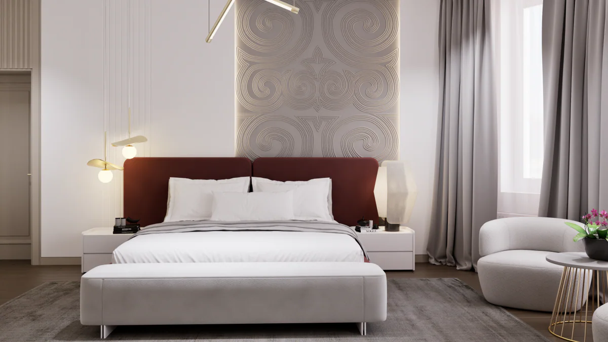 rachelle design studio bed room