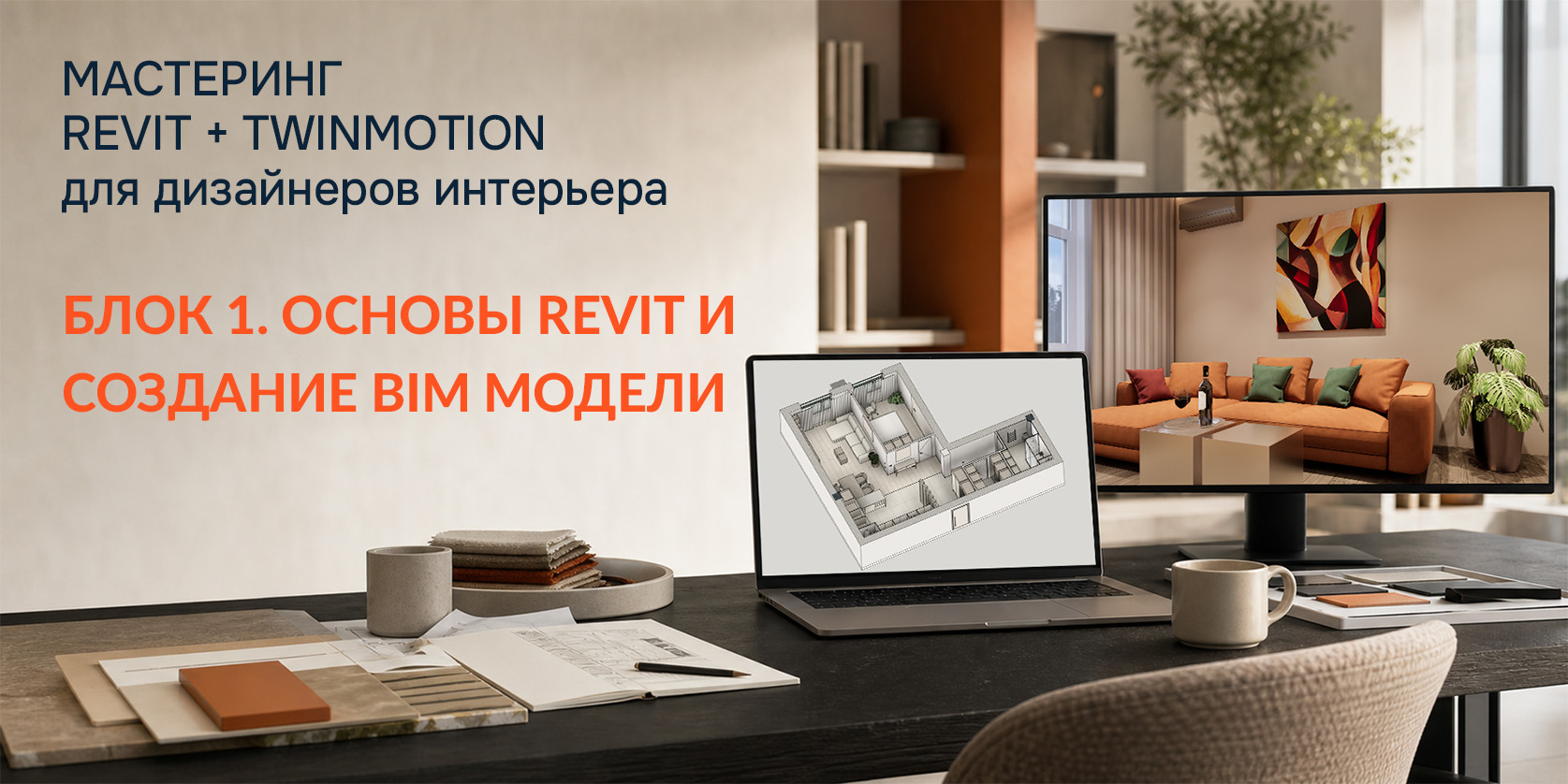 БЛОК 1. ОСНОВЫ REVIT И СОЗДАНИЕ BIM МОДЕЛИ